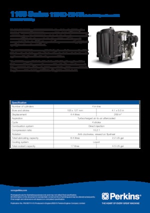 Motorok Perkins 1104D-E44TA