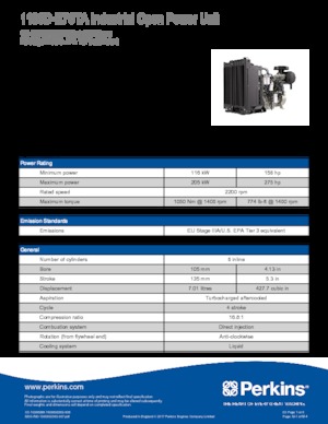 Motorok Perkins 1106D-E70TA