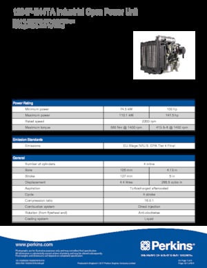 Motorok Perkins 1204F-E44TA