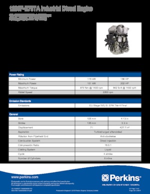 Motorok Perkins 1206F-E70TA