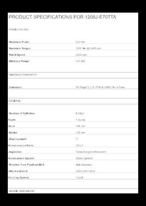 Motorok Perkins 1206J-E70TTA