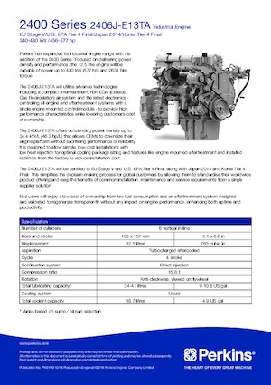 Motorok Perkins 2406J-E13TA