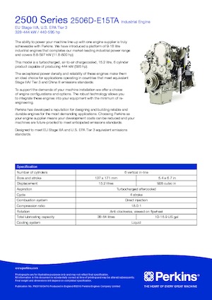 Motorok Perkins 2506D-E15TA