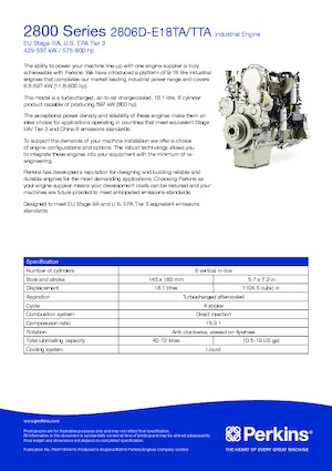 Motorok Perkins 2806D-E18TTA