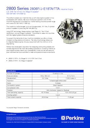 Motorok Perkins 2806F-E18TA
