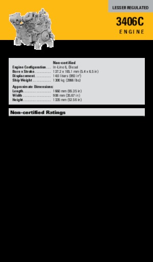 Motorok Caterpillar 3406C