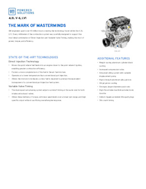 Motorok GM 4.3L V-6