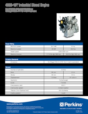 Motorok Perkins 403D-15T