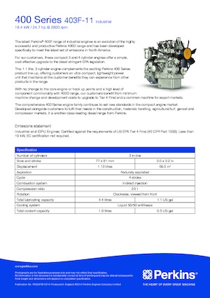 Motorok Perkins 403F-11