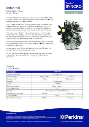 Motorok Perkins 403F-E17T