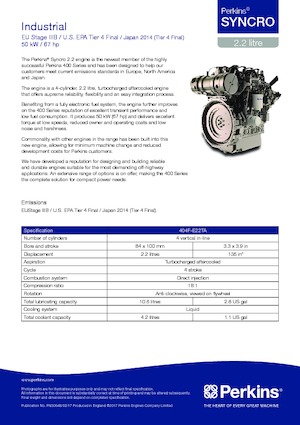 Motorok Perkins 404F-E22TA