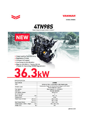 Motorok Yanmar 4TN98S