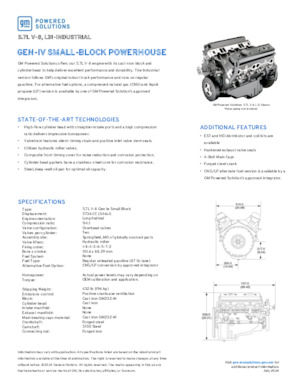 Motorok GM 5.7L V-8