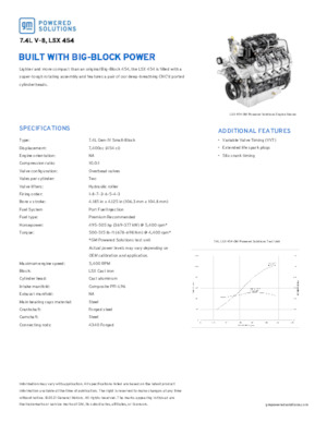 Motorok GM 7.4L V-8