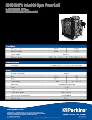 Motorok Perkins 854E-E34TA