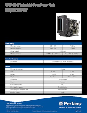 Motorok Perkins 854F-E34T