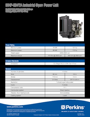 Motorok Perkins 854F-E34TA