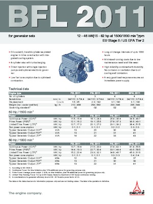 Motorok Deutz F 2 L 2011
