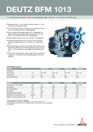 Motorok Deutz BF 4 M 1013 EC