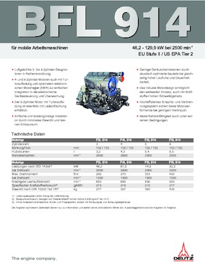 Motorok Deutz BF 6 L 914 C