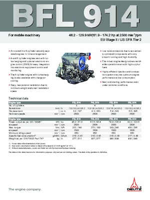 Motorok Deutz BF 6 L 914 C