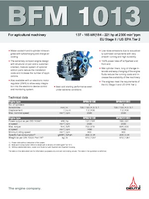 Motorok Deutz BF 6 M 1013 E