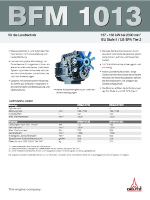 Motorok Deutz BF 6 M 1013 EC