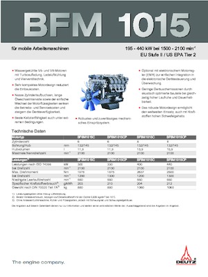 Motorok Deutz BF 6 M 1015 C