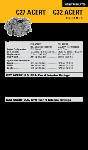 Motorok Caterpillar C27
