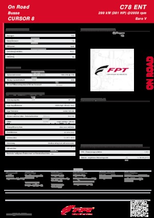 Motorok FPT Industrial Cursor78 ENT (280 kW)