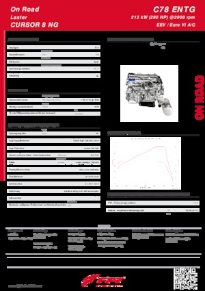 Motorok FPT Industrial Cursor78 ENTG (213 kW)
