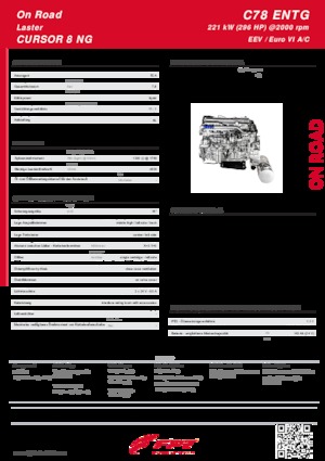Motorok FPT Industrial Cursor78 ENTG (221 kW)