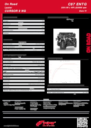 Motorok FPT Industrial Cursor87 ENTG (250 kW)