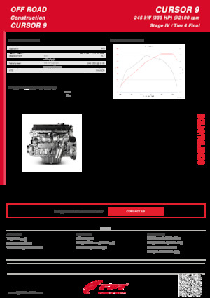 Motorok FPT Industrial Cursor9 ENT (245 kW)