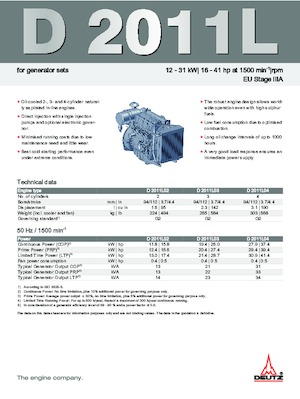 Motorok Deutz D 2011 L04