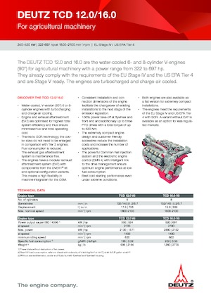 Motorok Deutz D 2011 L3 i