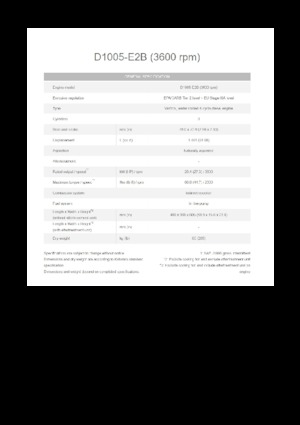 Motorok Kubota D1005-E2B