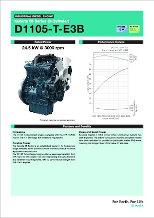 Motorok Kubota D1105-T-E3B