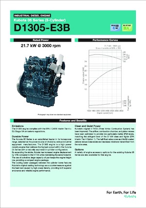 Motorok Kubota D1305-E3B