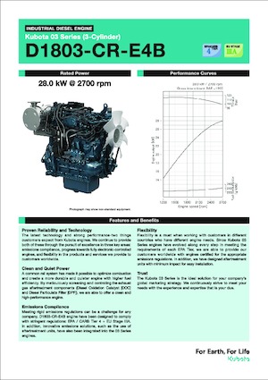 Motorok Kubota D1803-CR-E4B