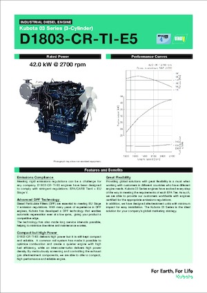 Motorok Kubota D1803-CR-TI-E5