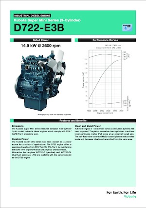 Motorok Kubota D722-E3B
