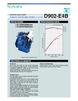 Motorok Kubota D902-E3B