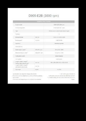 Motorok Kubota D905-E2B