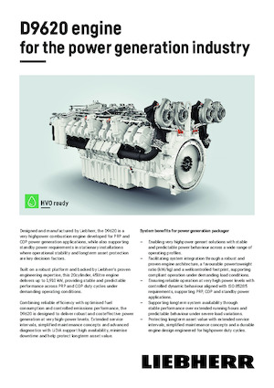 Motorok Liebherr D9620