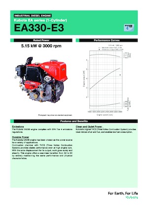 Motorok Kubota EA330-E3