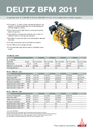 Motorok Deutz F 3 M 2011 Telco
