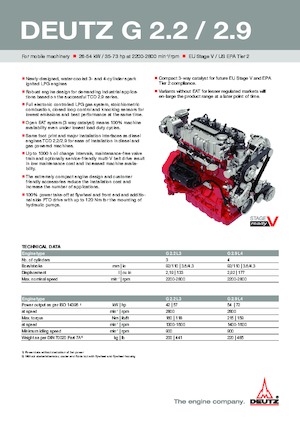 Motorok Deutz G 2.9 L4