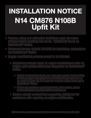 Motorok Cummins N14 Plus