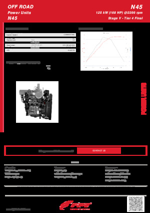 Motorok FPT Industrial N45 (125 kW)